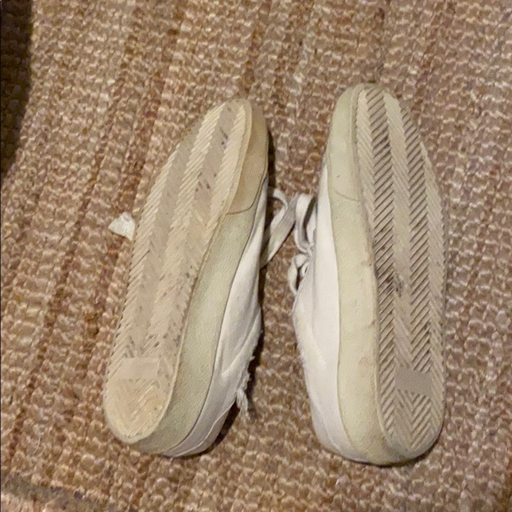 Saint Laurent Off-White Canvas Sneakers - Picture 10 of 10